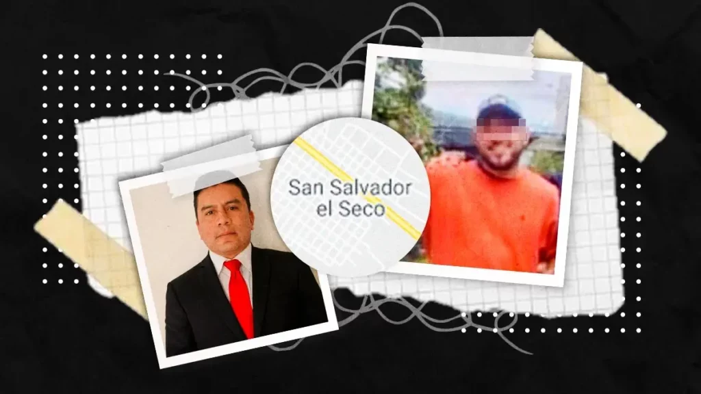 Él es “El Junior”, investigado por controlar el municipio de San Salvador El Seco.