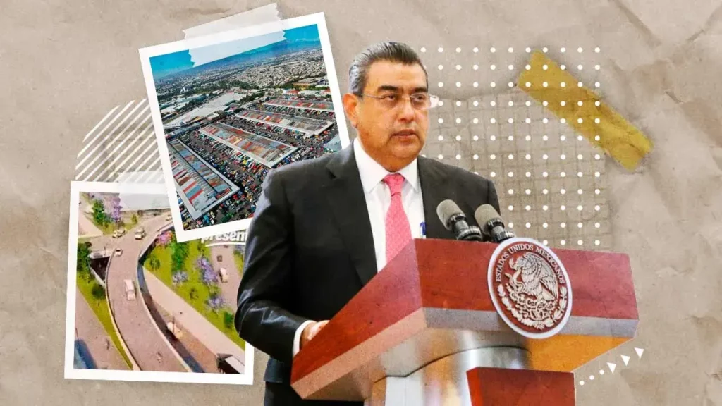 Así se proyecta el distribuidor vial de la Central de Abasto en Puebla.