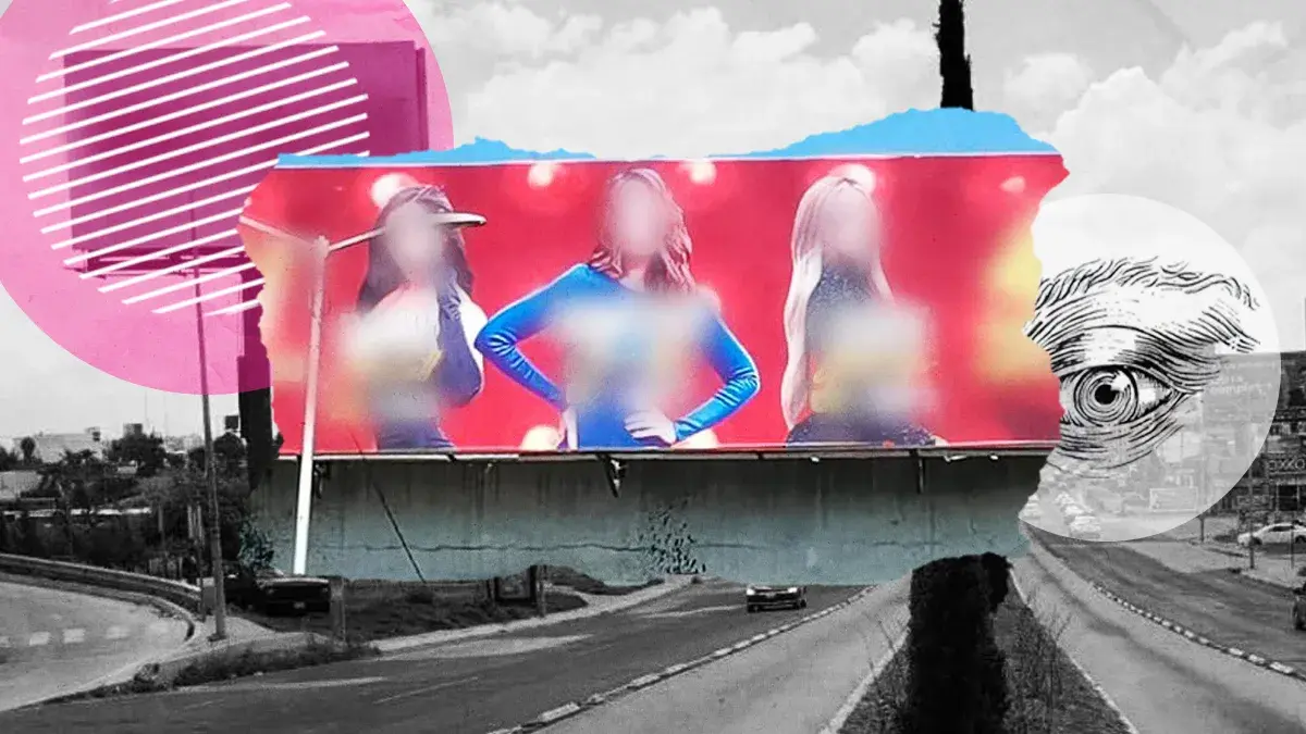 Medio Ambiente retira espectaculares con publicidad sexista en Puebla 