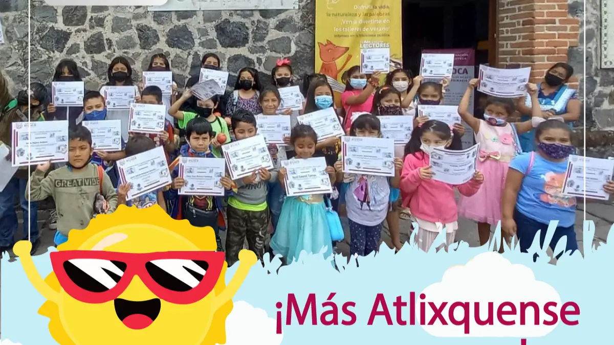 Gobierno de Atlixco invita al taller de verano gratuito: ¡Más atlixquense que nunca!