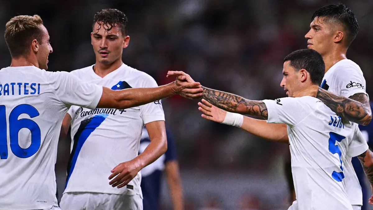 Con nuevo uniforme, Inter de Milán derrota al PSG en duelo amistoso.