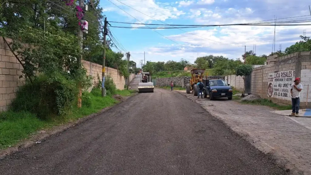 Ariadna Ayala continúa llevando obras con sentido social a todo el municipio de Atlixco.