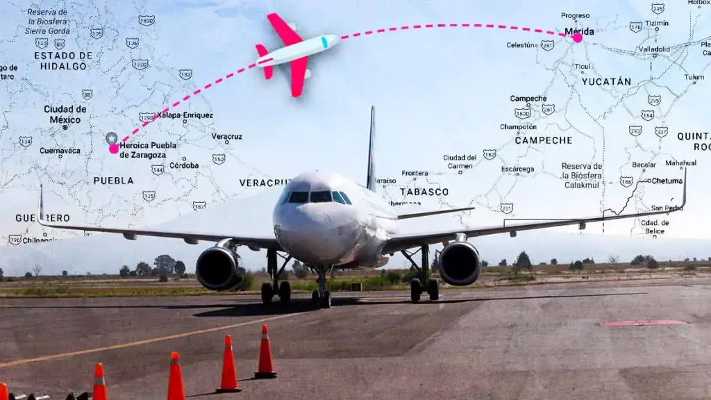 ¡Vamos por la cochinita pibil! Anuncian nuevo vuelo Puebla-Yucatán.