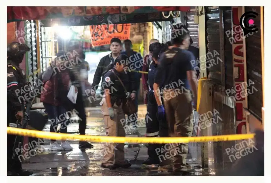 Balacera y enfrentamiento en el Mercado Morelos deja un muerto