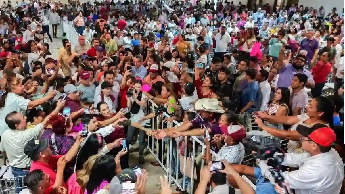 ’’Tenemos la tarea de seguir trabajando por un México más digno, más justo…vamos a seguir haciendo historia’’: En Matamoros Claudia Sheinbaum lucha por la continuidad de la Transformación