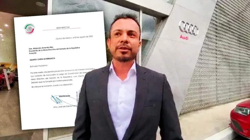 Coordinador de asesores de Armenta renuncia tras escándalo por Audi
