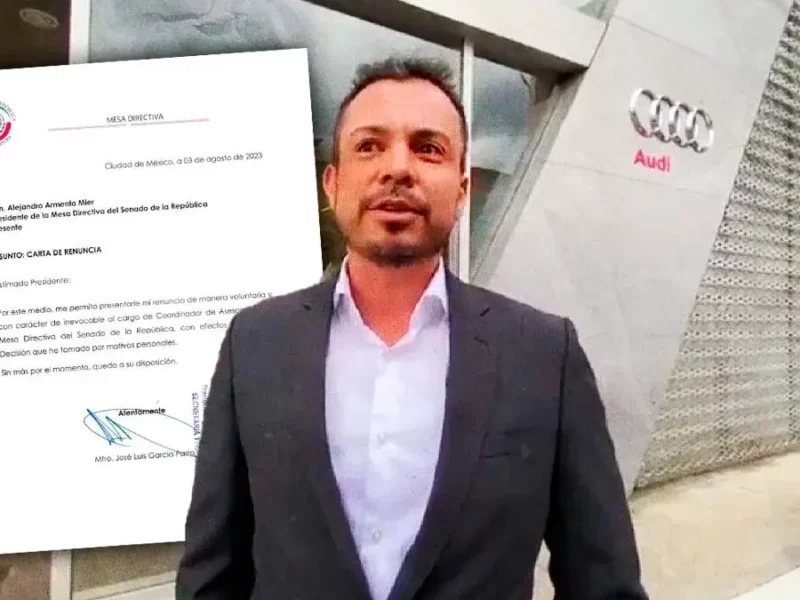 Coordinador de asesores de Armenta renuncia tras escándalo por Audi