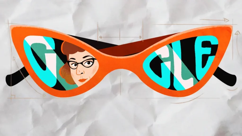 Google homenajea con un Doodle a Altina Schinasi por diseñar los lentes de "ojo de gato”