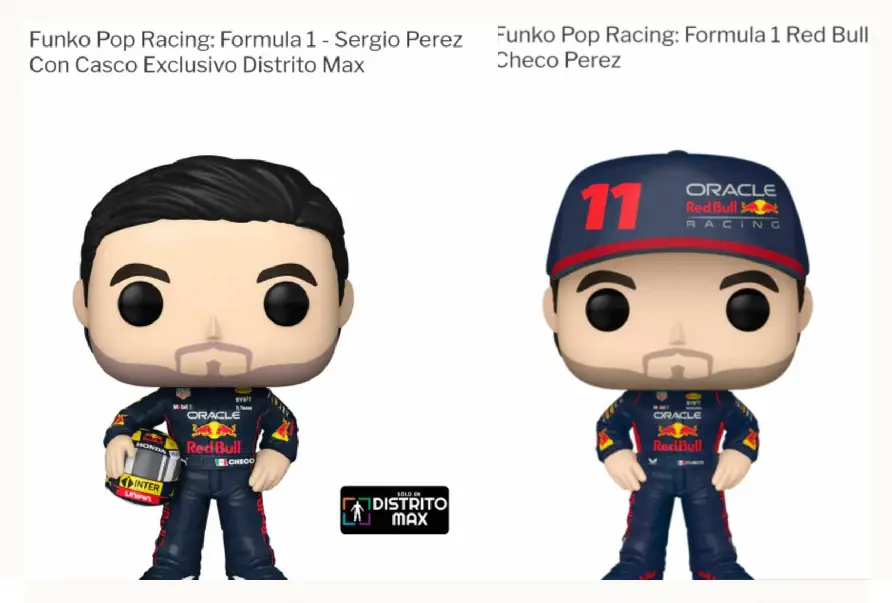 Funko Pop lanza coleccionable de Checo Pérez; esto cuesta la figura