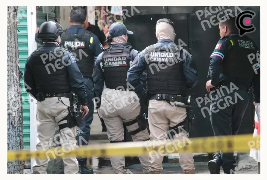 Hallan picadero detienen a cinco y aseguran armas y drogas en el Mercado Independencia