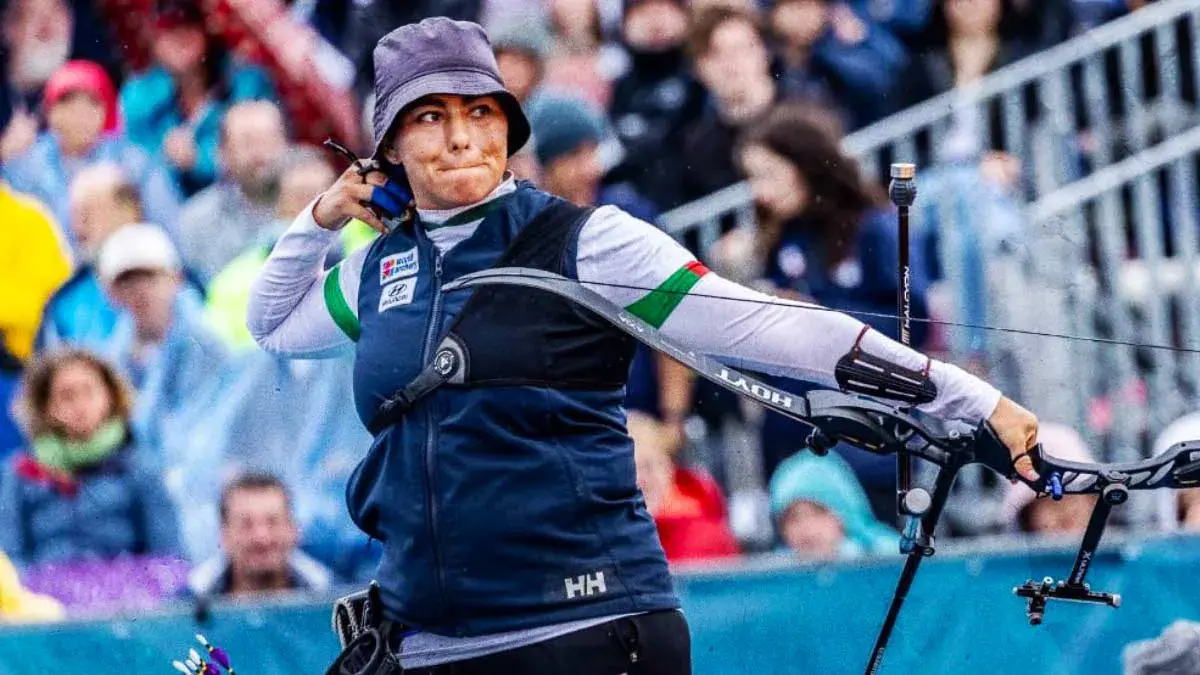 Alejandra Valencia se queda con la plata en el Mundial de Tiro con arco.