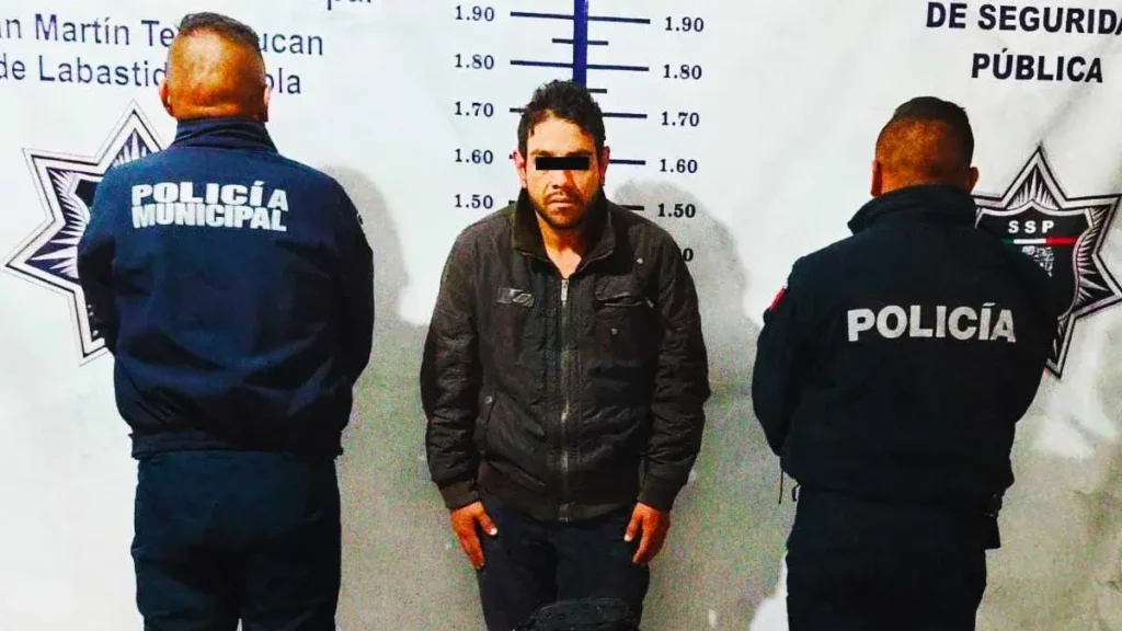 Lo detienen armado en San Martín Texmelucan; intenta agredir a policías.