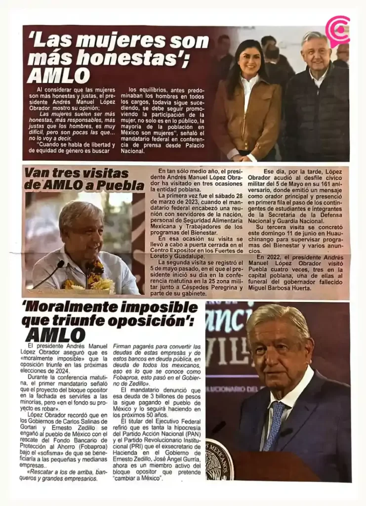¿Actos anticipados de campaña? Claudia Rivera dice que es la buena para gobernadora.