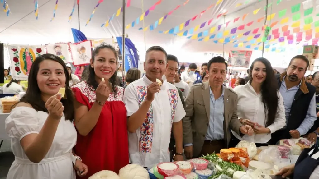 Inaugura Mundo Tlatehui la edición 22 de la Feria del Queso 2023 de Santa María Tonantzintla