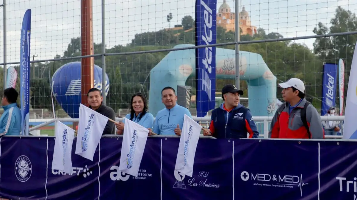 Con éxito San Andrés Cholula realizó el Duatlón 2023