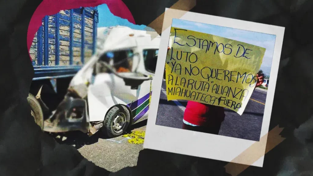 Bloquean la carretera de Tehuacán a Santiago Miahuatlán tras accidente que dejó seis muertos 