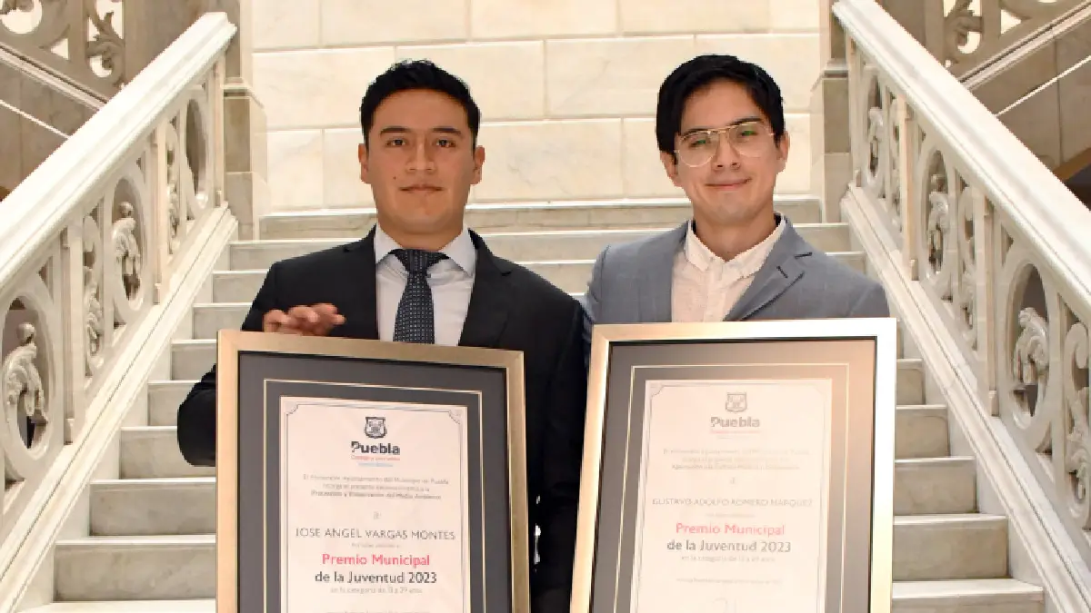 Ganan alumnos BUAP Premio Municipal de la Juventud 2023