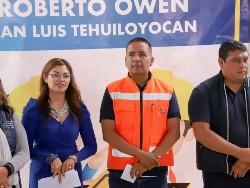 Inicia Mundo Tlatehui infraestructura educativa en Tlaxcalancingo y San Luis Tehuiloyocan