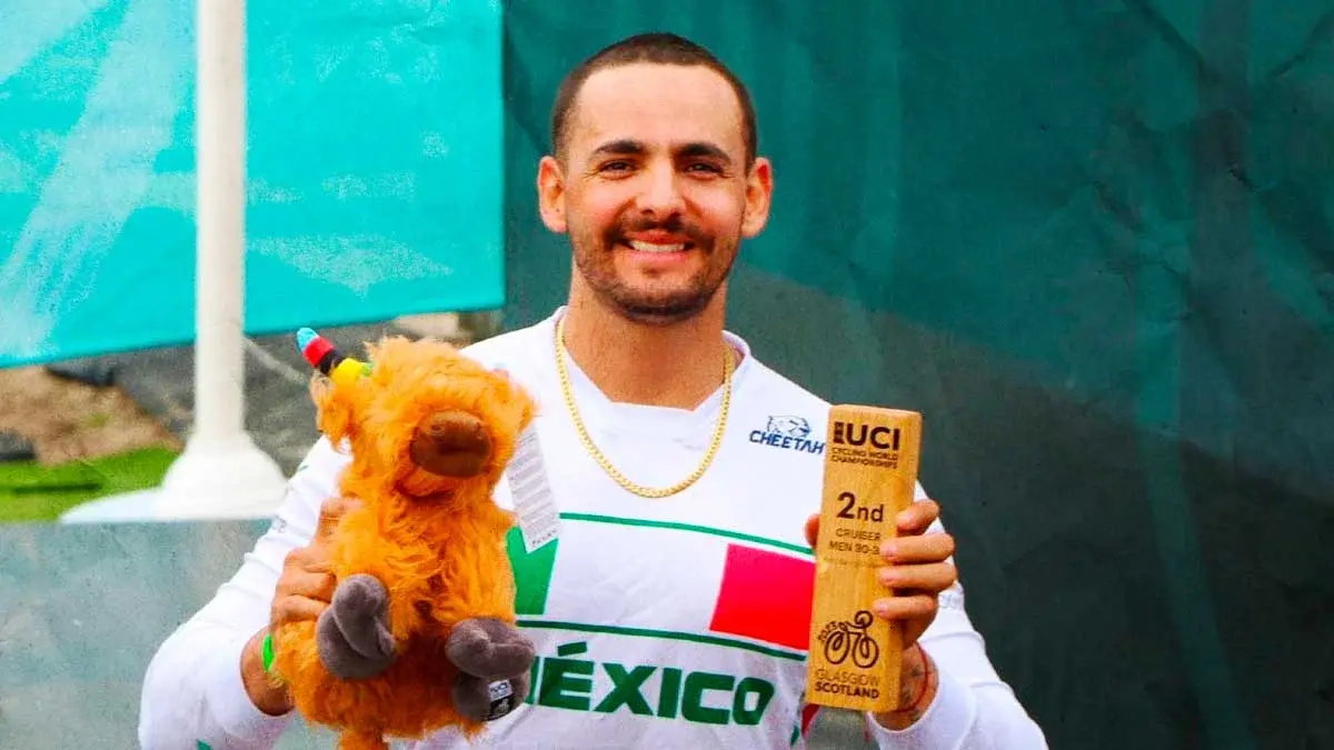 El mexicano Christopher Mireles ganó oro y plata en el Campeonato Mundial de Ciclismo