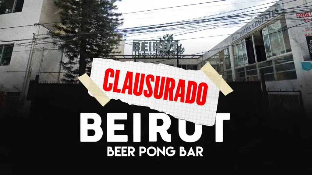 Clausuran de nuevo el bar Beirut de CU, ahora por invadir la vía publica.