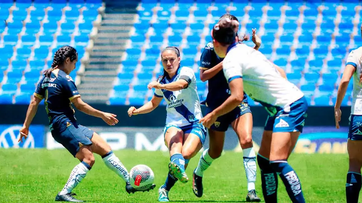 Puebla Femenil rescata el empate ante Pumas en la jornada 5 del Apertura 2023.