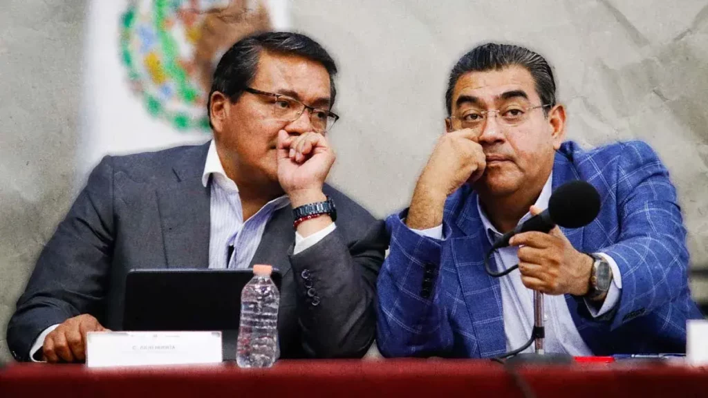 Julio Huerta se defiende de las críticas por su reunión con el gobernador de Puebla.