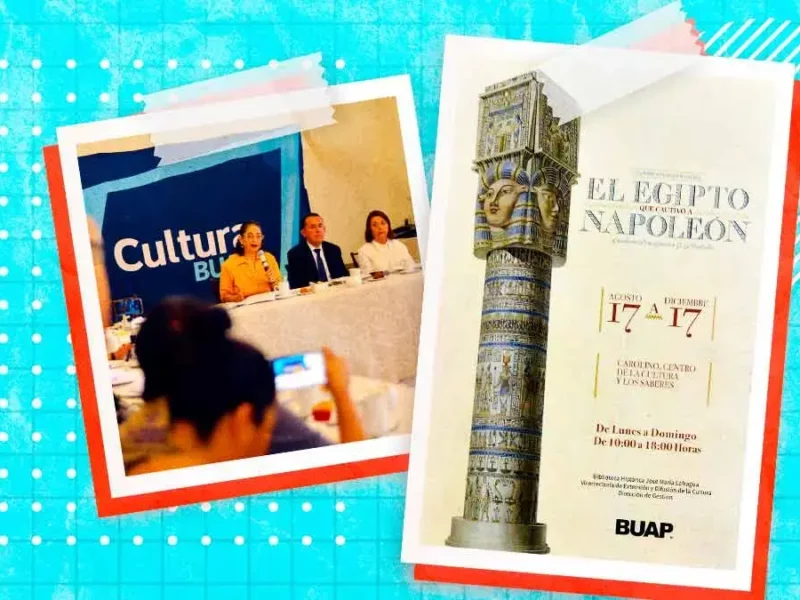 BUAP da inicia a la exposición “El Egipto que cautivó a Napoleón”