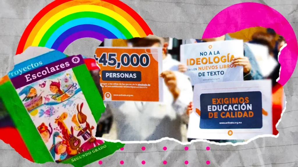 Padres en Puebla se manifiestan contra libros de texto por contenido LGBT+