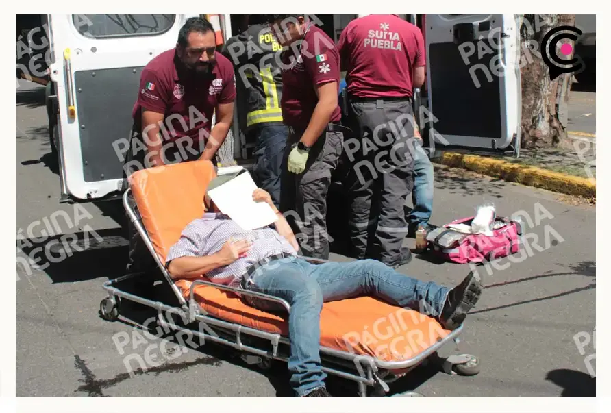 Ruta 3A choca contra árbol en Puebla; deja cinco heridos