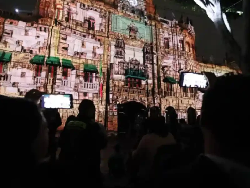 Video Mapping “Puebla: Ciudad de Guardianes” maravilló a más de 15 mil personas