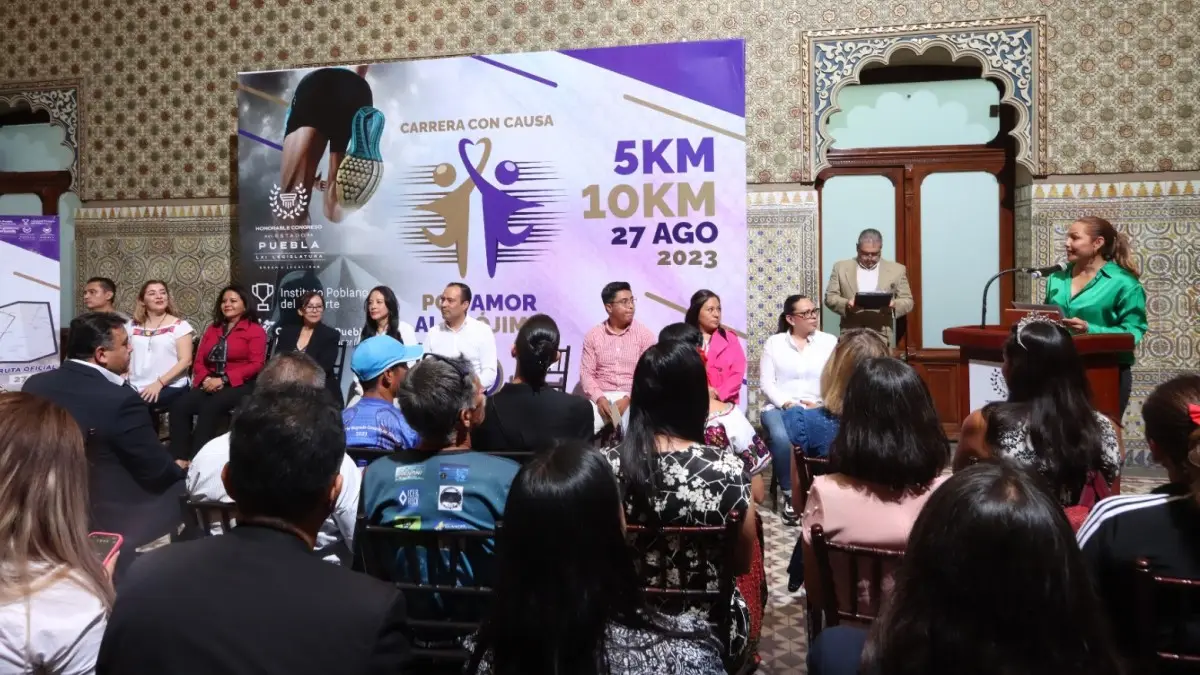 Presentan en el Congreso del Estado la carrera con causa “Por Amor al Prójimo”.