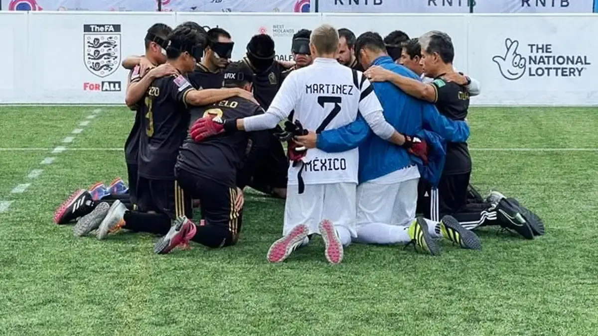 México empata ante Brasil y se despide del Mundial de Fútbol para Ciegos