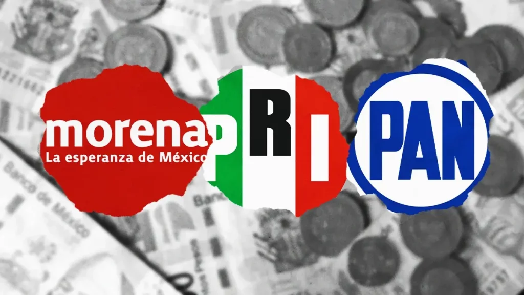 Partidos políticos recibirán recursos por más de 10 mdp para el 2024.