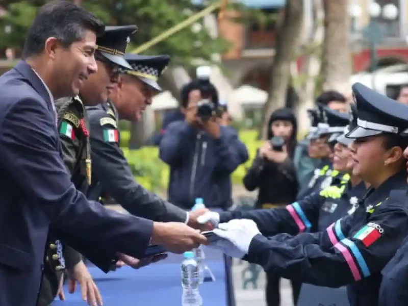 Se suman 46 nuevos policías municipales en Puebla capital