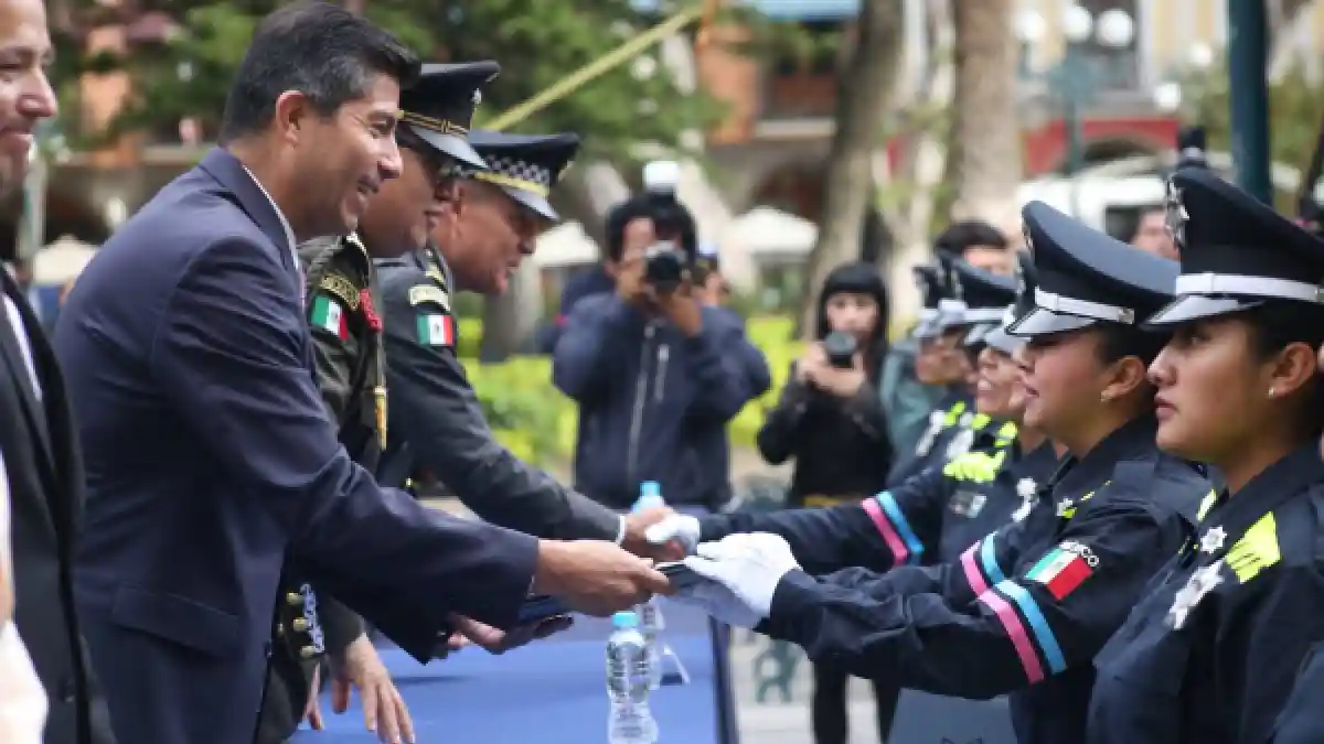 Se suman 46 nuevos policías municipales en Puebla capital