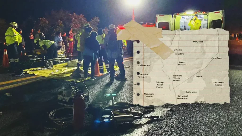Suben a 18 los fallecidos en accidente de la autopista Cuacnopalan-Oaxaca.