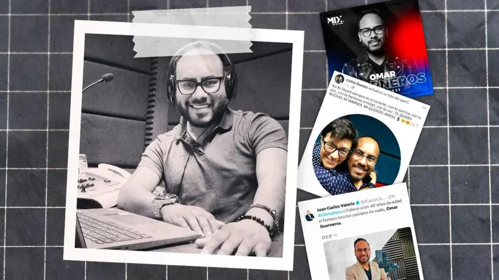 Así despiden los locutores de Puebla a su colega Omar Guarneros