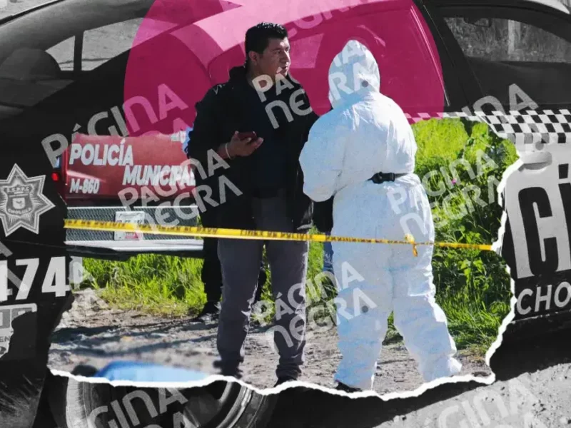 Encuentran el cuerpo de un hombre baleado en terrenos de San Andrés Cholula