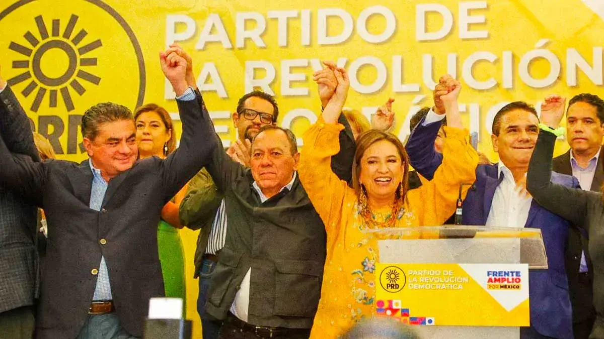 PRD respaldará a Xóchitl Gálvez como candidata de la oposición