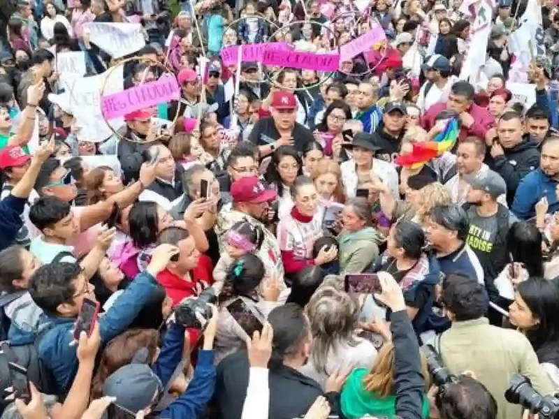 ‘’Desde los 15 años he caminado para fortalecer los derechos de México’’_ Claudia Sheinbaum en la Alcaldía Álvaro Obregón