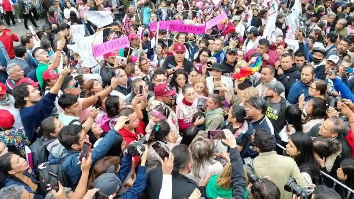 ‘’Desde los 15 años he caminado para fortalecer los derechos de México’’_ Claudia Sheinbaum en la Alcaldía Álvaro Obregón