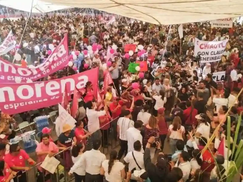 “Luchamos por derechos, por bienestar, por democracia y por dignidad”: Claudia Sheinbaum desde Izúcar de Matamoros, Puebla
