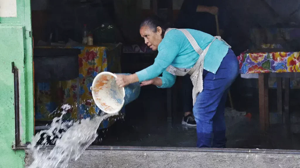 Nueve colonias de Puebla tuvieron inundaciones tras las fuertes lluvias