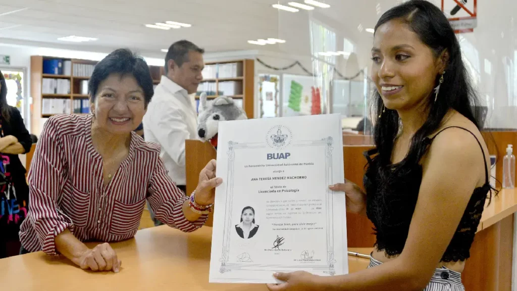 La BUAP, ejemplo de inclusión: Ana Teresa Méndez Machorro