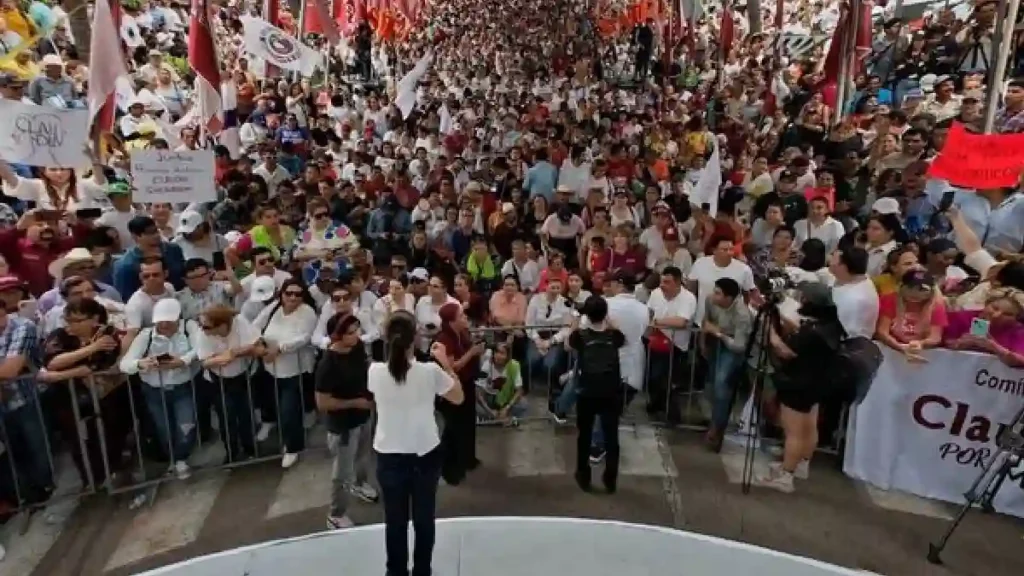 ’’En mí pueden confiar, nunca voy a defraudar al pueblo de México’’: En Sinaloa, Claudia Sheinbaum concluye defensa de la 4T en el noroeste de la República Mexicana