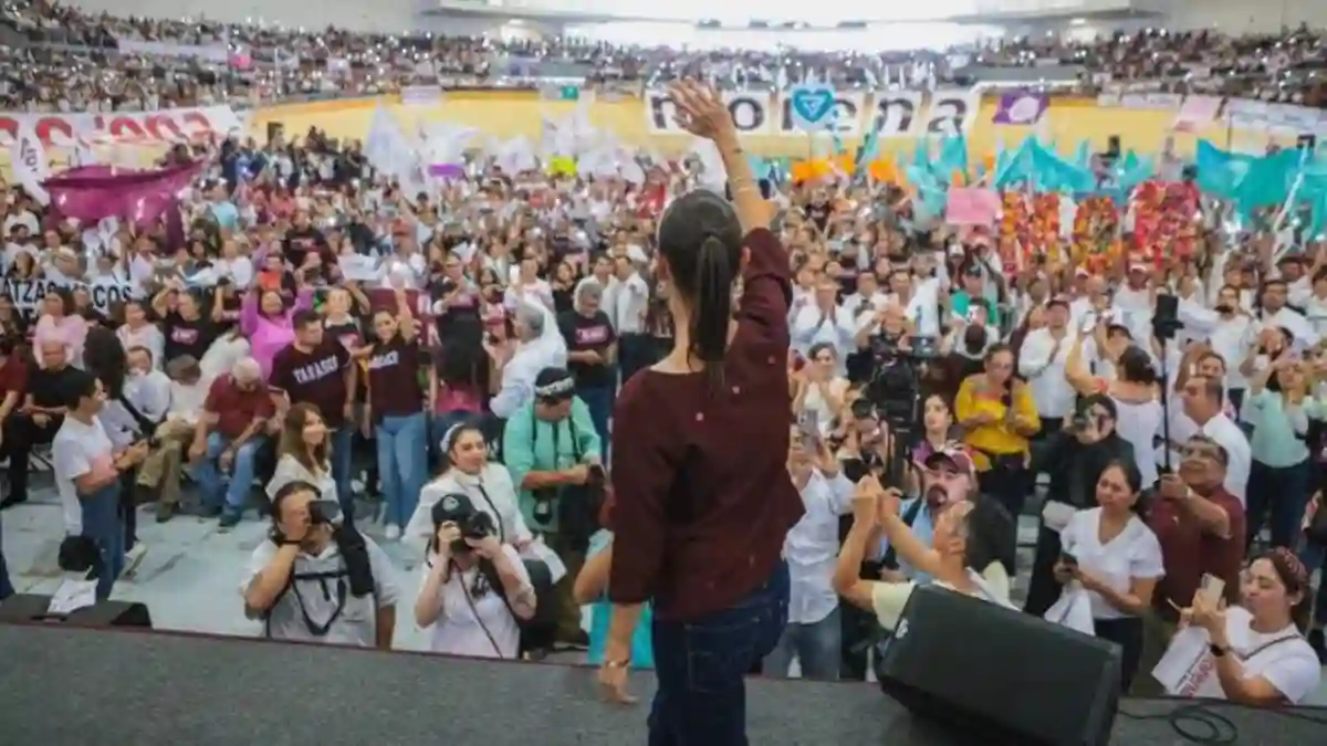 ’’Hay rumbo; el proyecto se llama Cuarta Transformación de la vida pública de México’’:En Veracruz, Claudia Sheinbaum concluye sus recorridos por todo el país a favor de la 4T