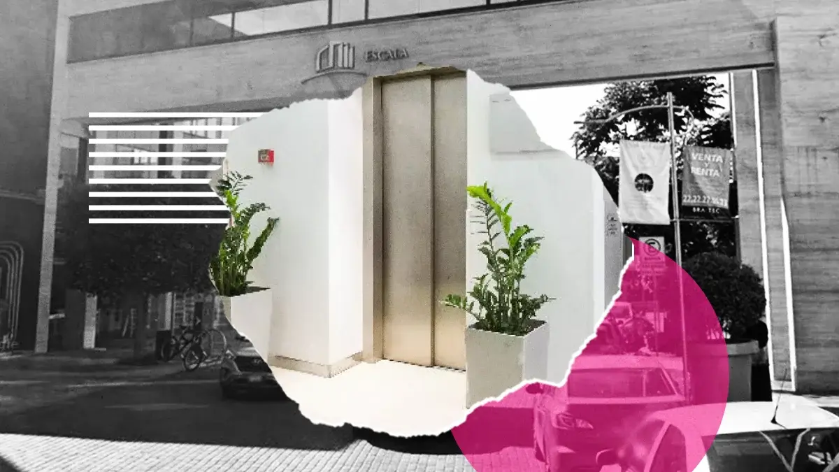 Elevador de plaza Sonata se desploma y una mujer sufre diversas lesiones