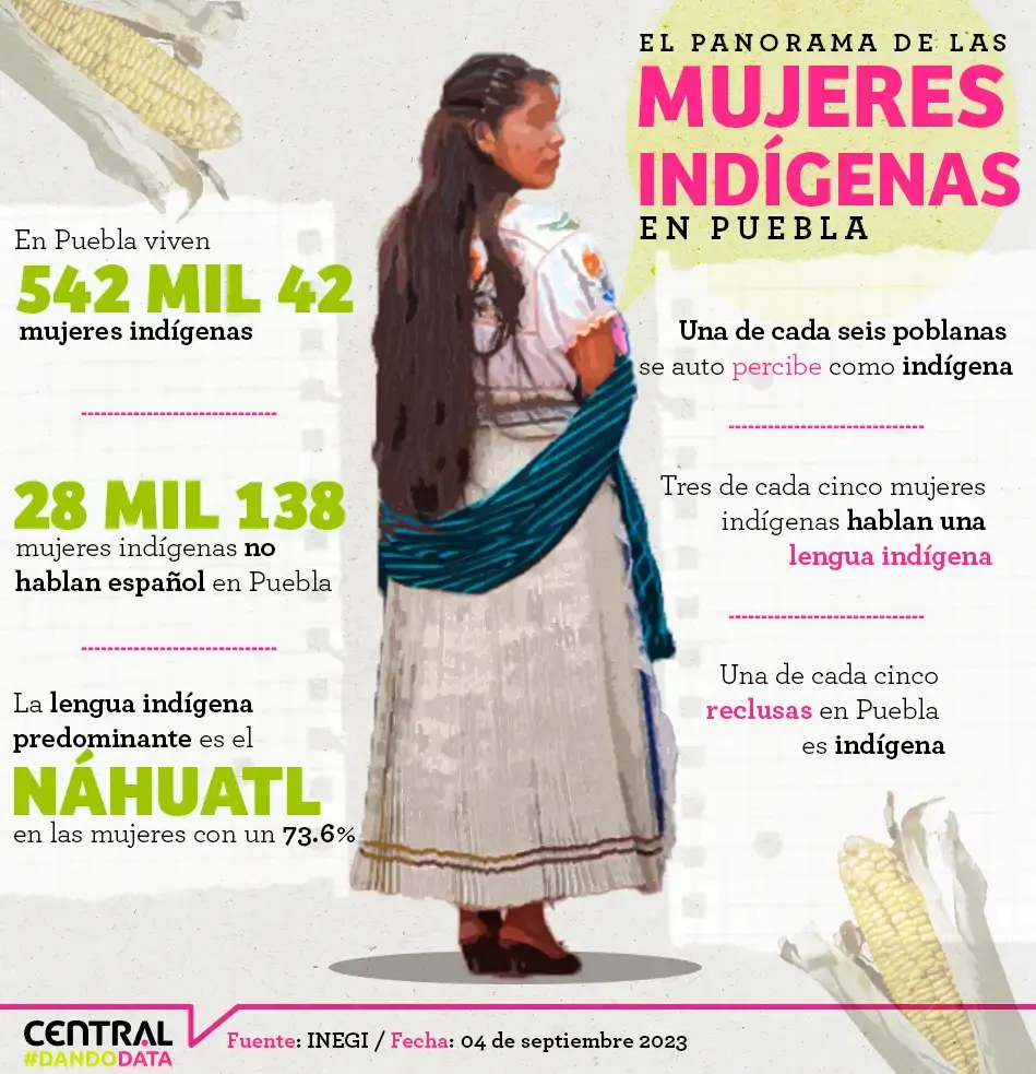 El panorama de las mujeres indígenas en Puebla; representan el 52% de los pueblos originarios