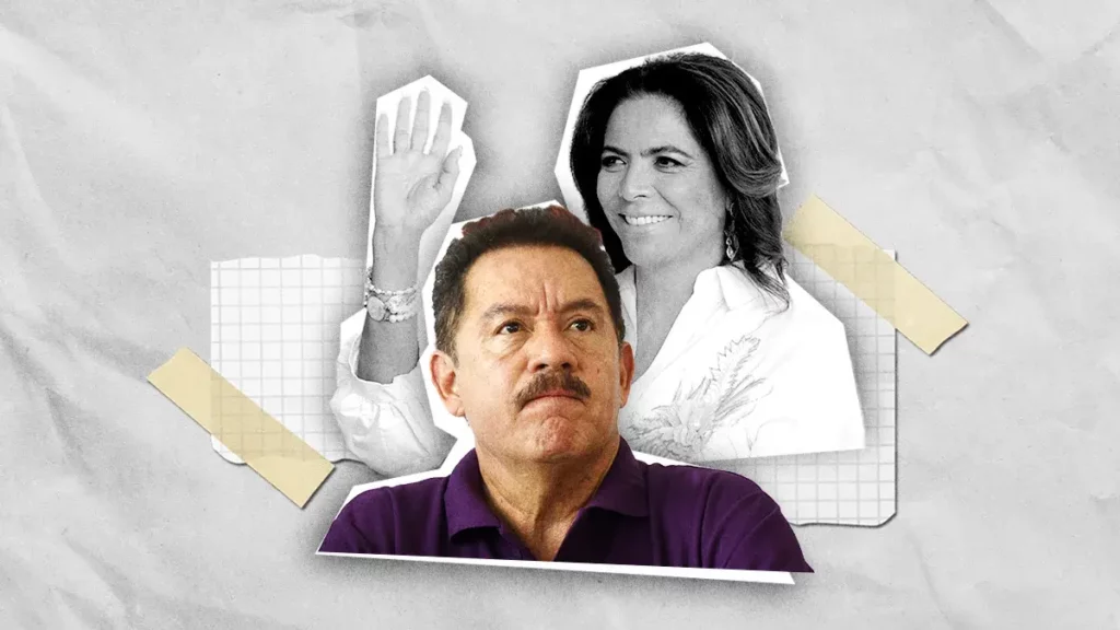 Nacho Mier da la bienvenida a Olivia Salomón al proceso electoral del 2024.