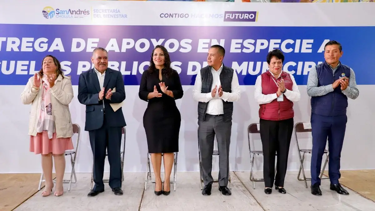 Otorga Mundo Tlatehui apoyos en especie a escuelas públicas de San Andrés Cholula